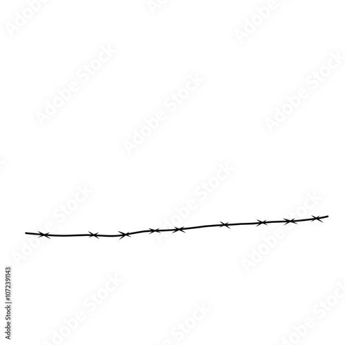 Barbed Wire Silhouette