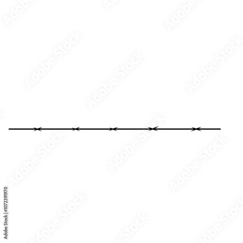 Barbed Wire Silhouette
