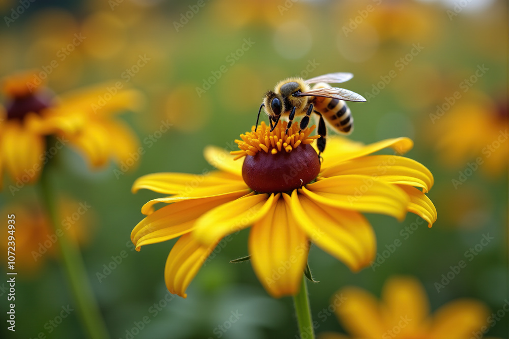 Pollinator Friendly Flowers in a Vibrant Garden Pollinator Friendly Flowers in a Vibrant Garden