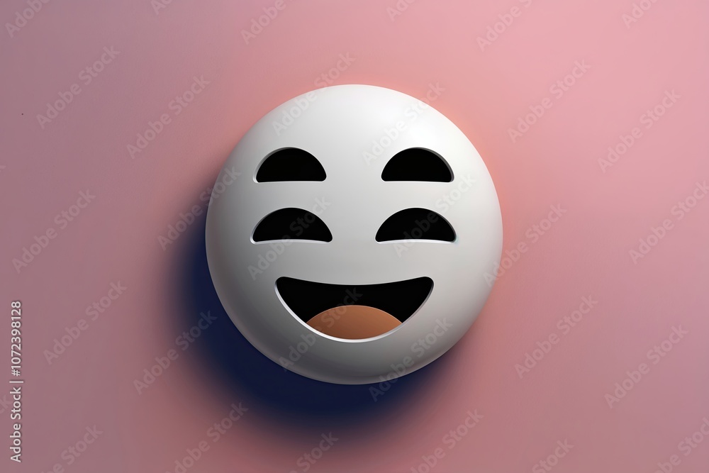 3D Relaxing Sleeping Emoji Face Icon 3D Relaxing Sleeping Emoji Face Icon