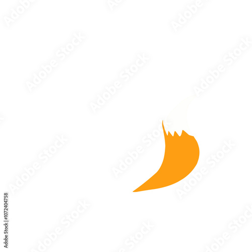 fox tail vector 