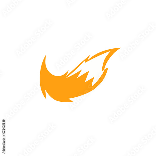 fox tail vector 