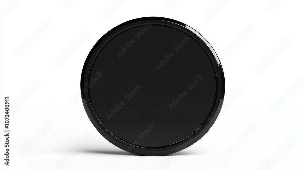 Bold empty Black Friday sale badge, circle podium, empty tag, white backround Bold empty Black Friday sale badge, circle podium, empty tag, white backround