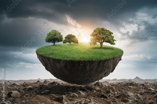 Dwelling on Shifting Earth vs. Solid Ground: A Metaphor for Beliefs and Strength in Turmoil