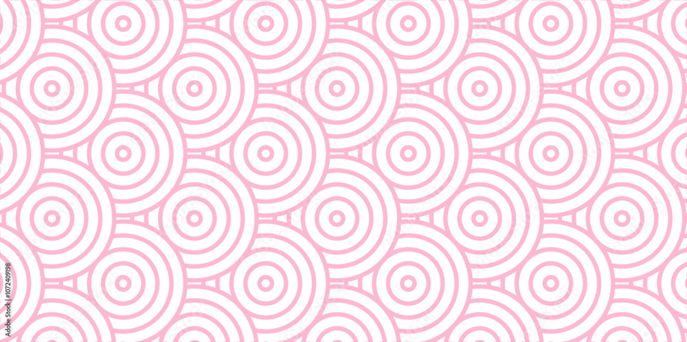 Abstract vector pink overlap Overlapping Pattern. geometric ocean spiral pattern abstract circle wave lines. Pink seamless tile stripe geomatics create retro line pattern background. Abstract vector pink overlap Overlapping Pattern. geometric ocean spiral pattern abstract circle wave lines. Pink seamless tile stripe geomatics create retro line pattern background.