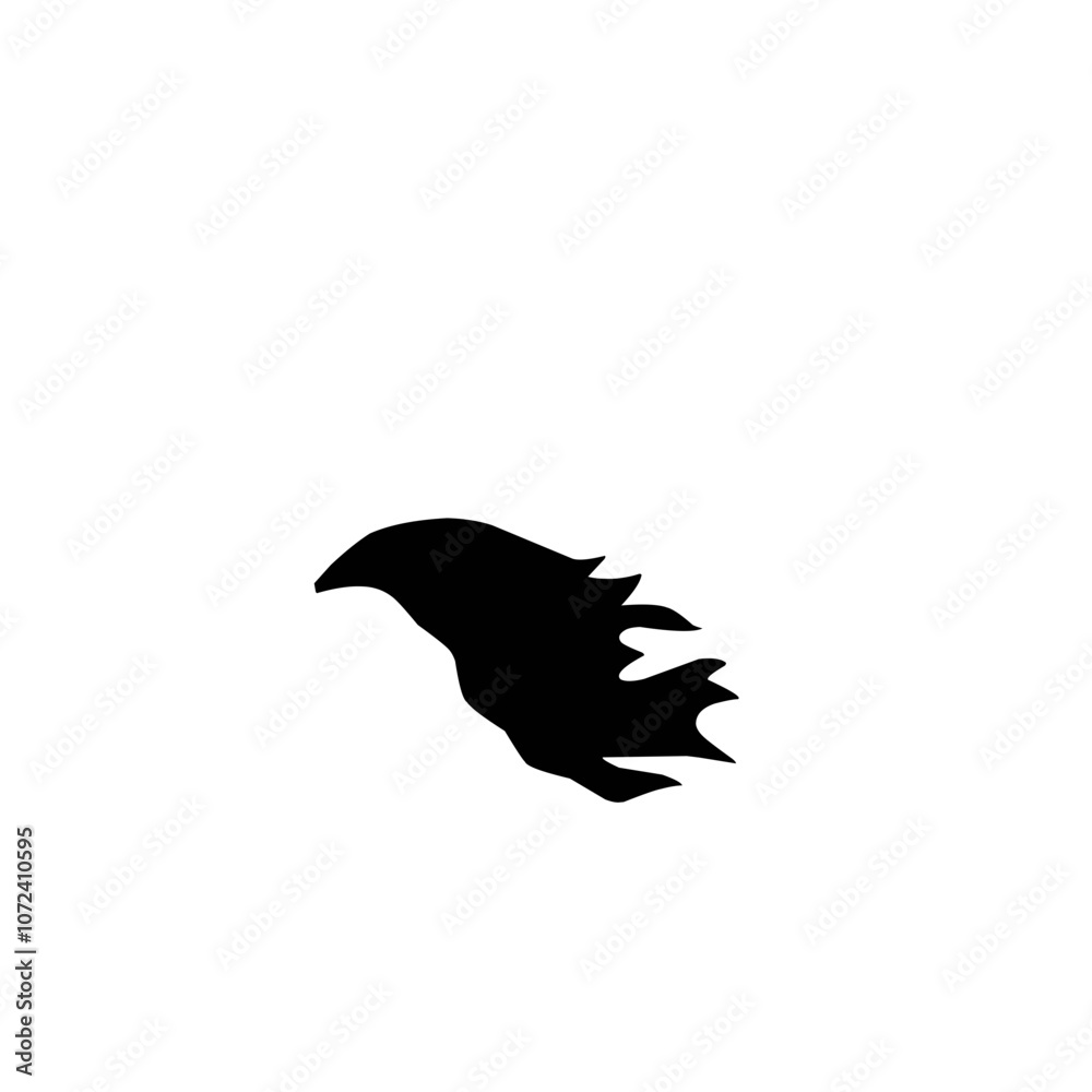 Horse tail silhouette Horse tail silhouette