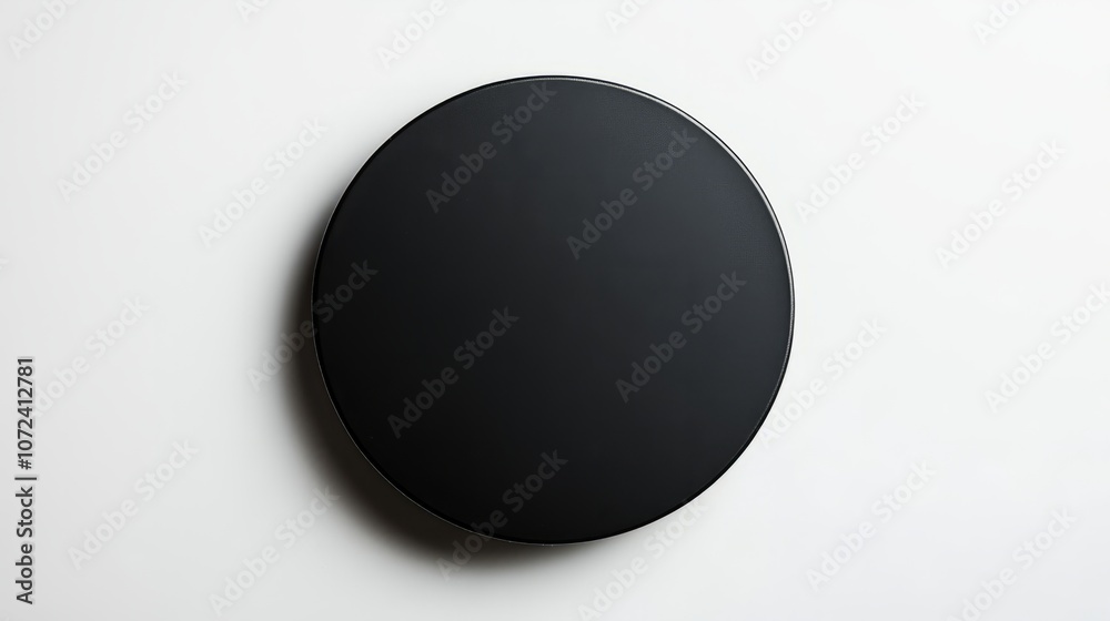 black button against white background black button against white background