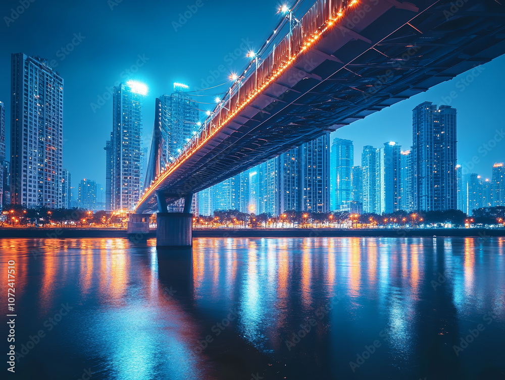 Fototapeta premium bridge at night