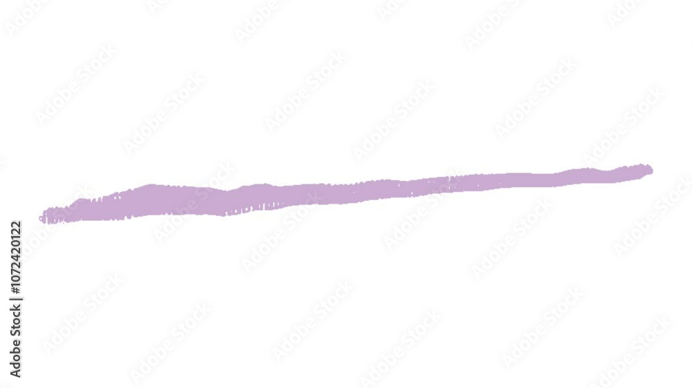 Underline Splash line animation. Hand drawn underline animation, isolated on transparent ...