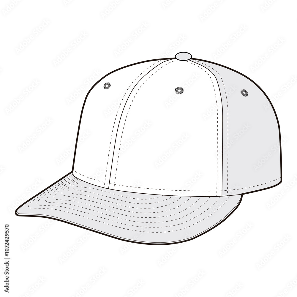 Baseball Cap Template Vector Illustration
Baseball Cap Template Vector Illustration
