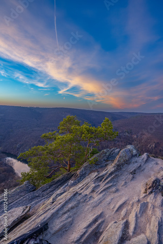 Viewpoint Sealsfielduv kamen near Popice, NP Podyji, Southern Moravia, Czech Republic photo