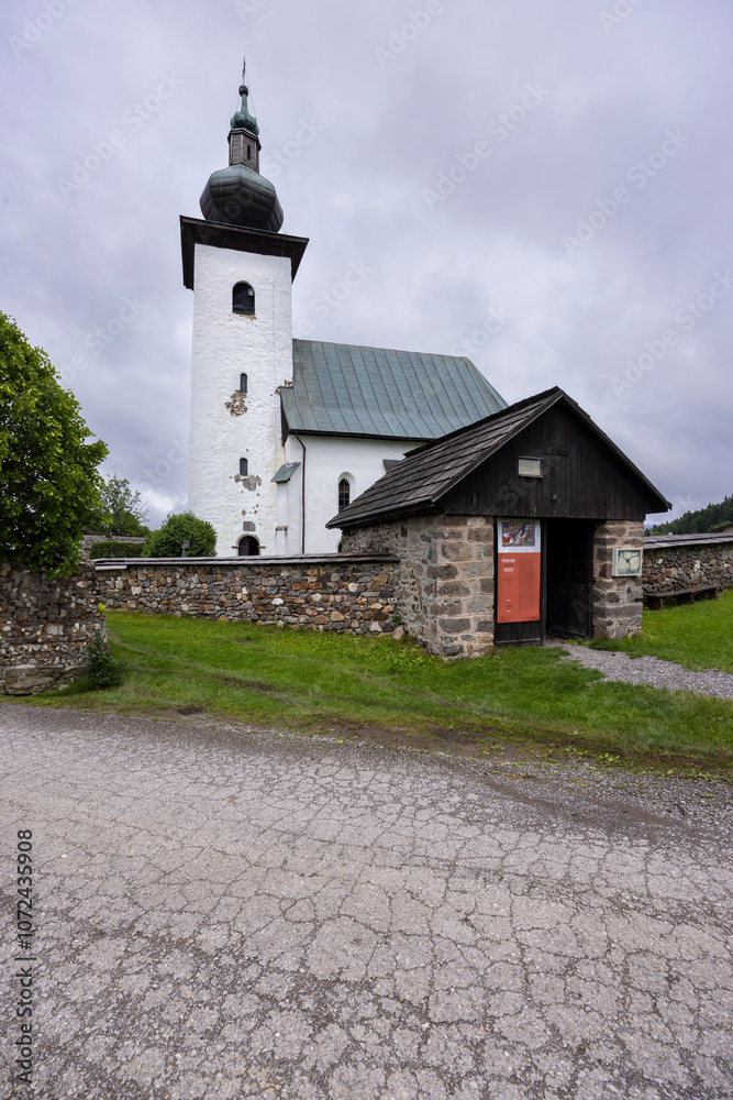 Church of Nativity of St. John the Baptist, Geographical Center of Europe, Slovakia Church of Nativity of St. John the Baptist, Geographical Center of Europe, Slovakia