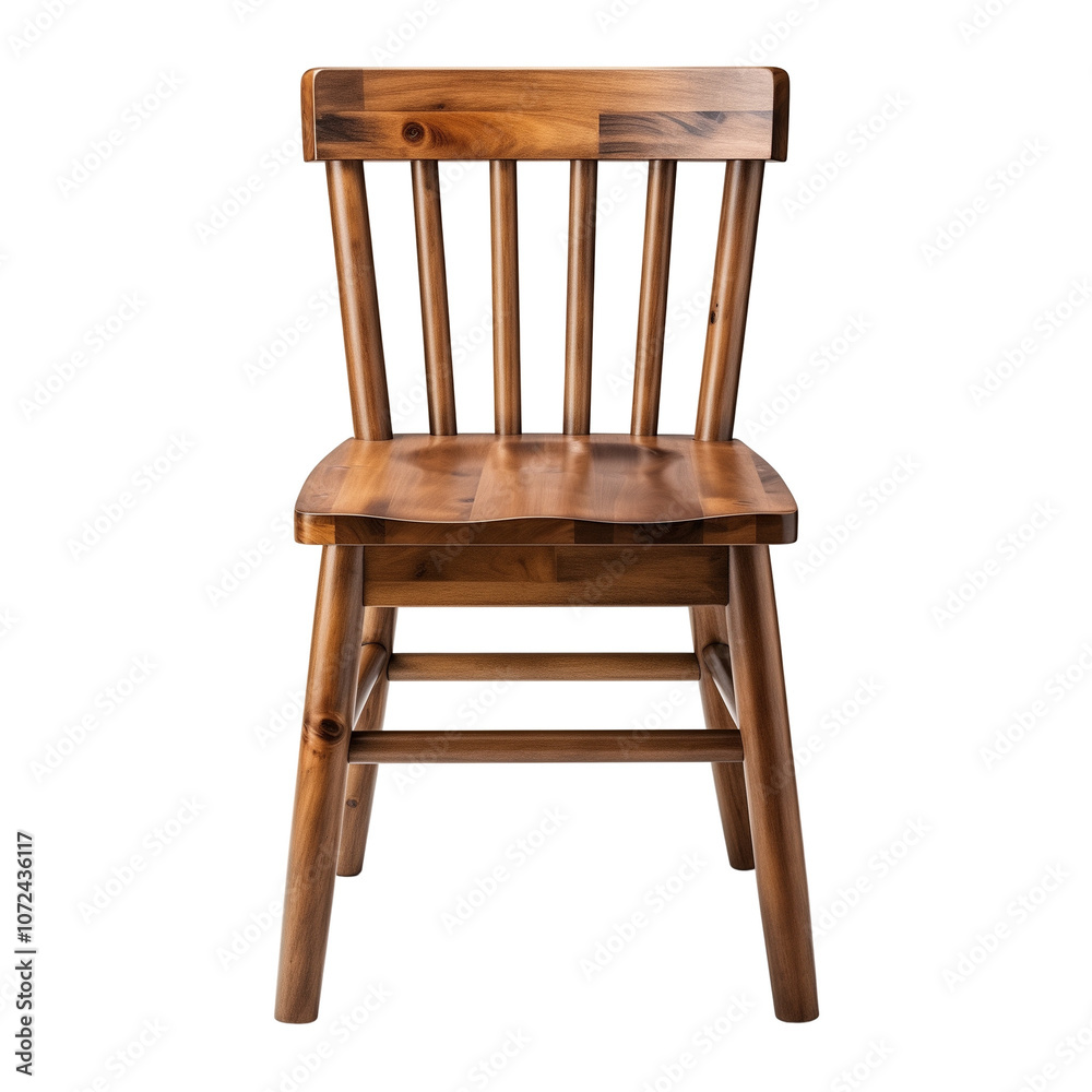 Wooden Chair Isolated On White Background Wooden Chair Isolated On White Background