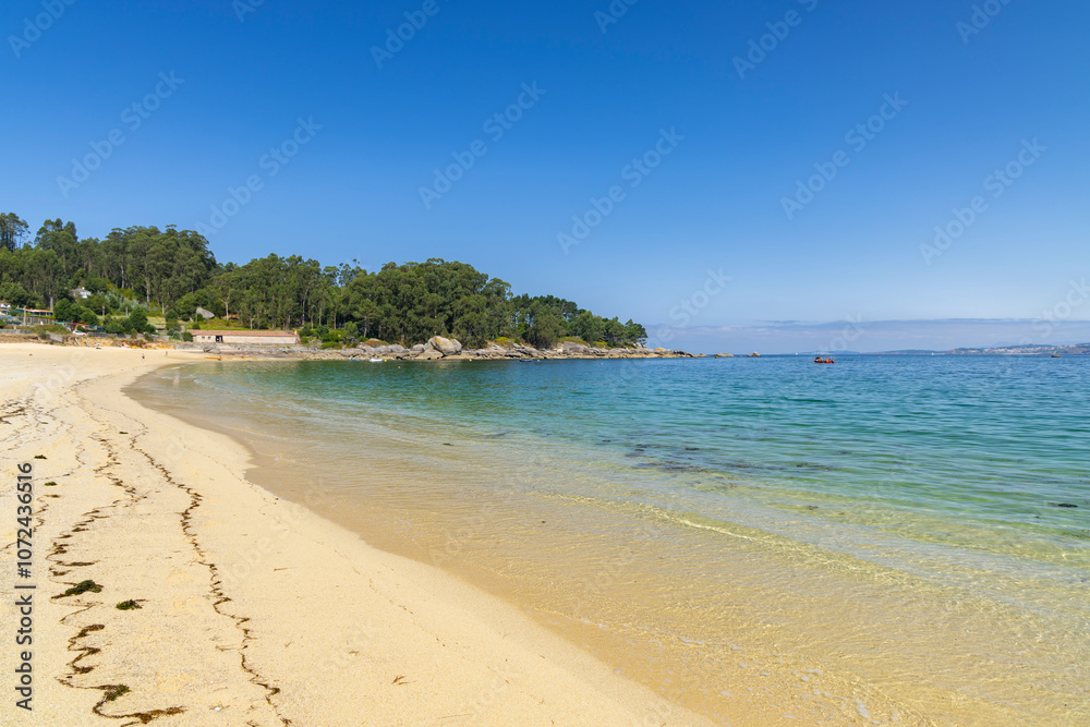 Praia da Mourisca, Bueu - Beluso near Bueu, Province of Pontevedra, Galicia, Spain Praia da Mourisca, Bueu - Beluso near Bueu, Province of Pontevedra, Galicia, Spain