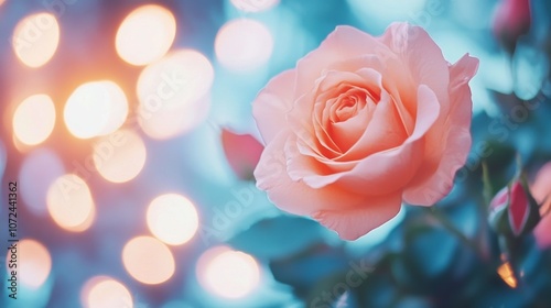 Roses Background with Beautiful Blooms