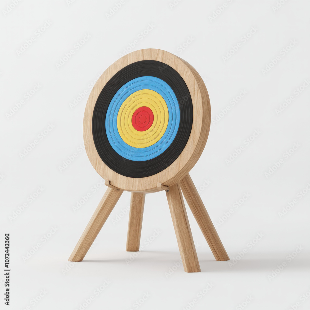 Archery Target Isolated Archery Target Isolated