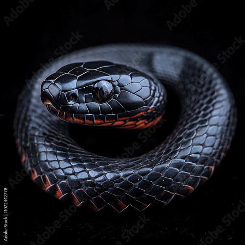 Black Snake Isolated