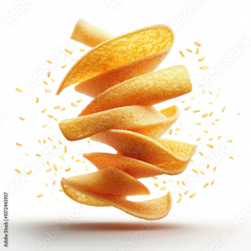 Corn Flakes Isolated