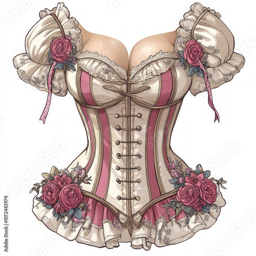 Corset Isolated