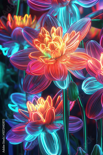 A lively and colorful flower arrangement bursting with summer energy and a vibrant, high-spirited vibe