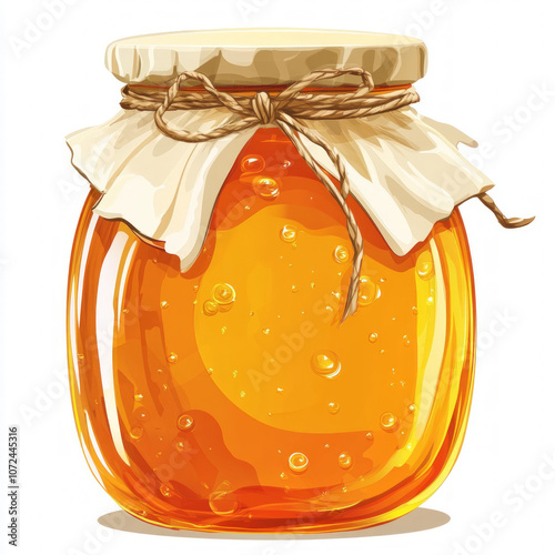 Honey Jar Isolated