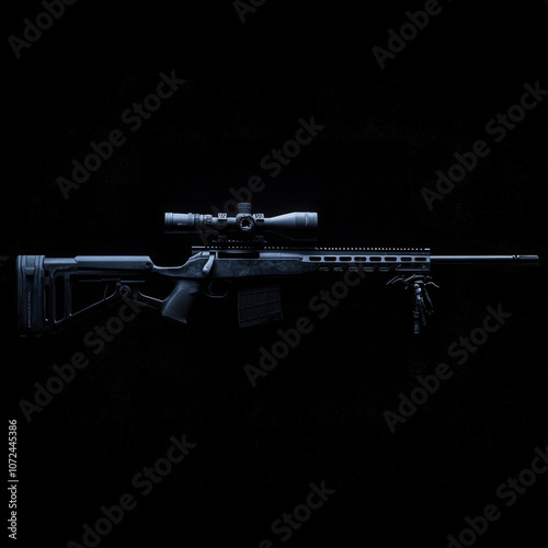 Hunting Rifle Isolated