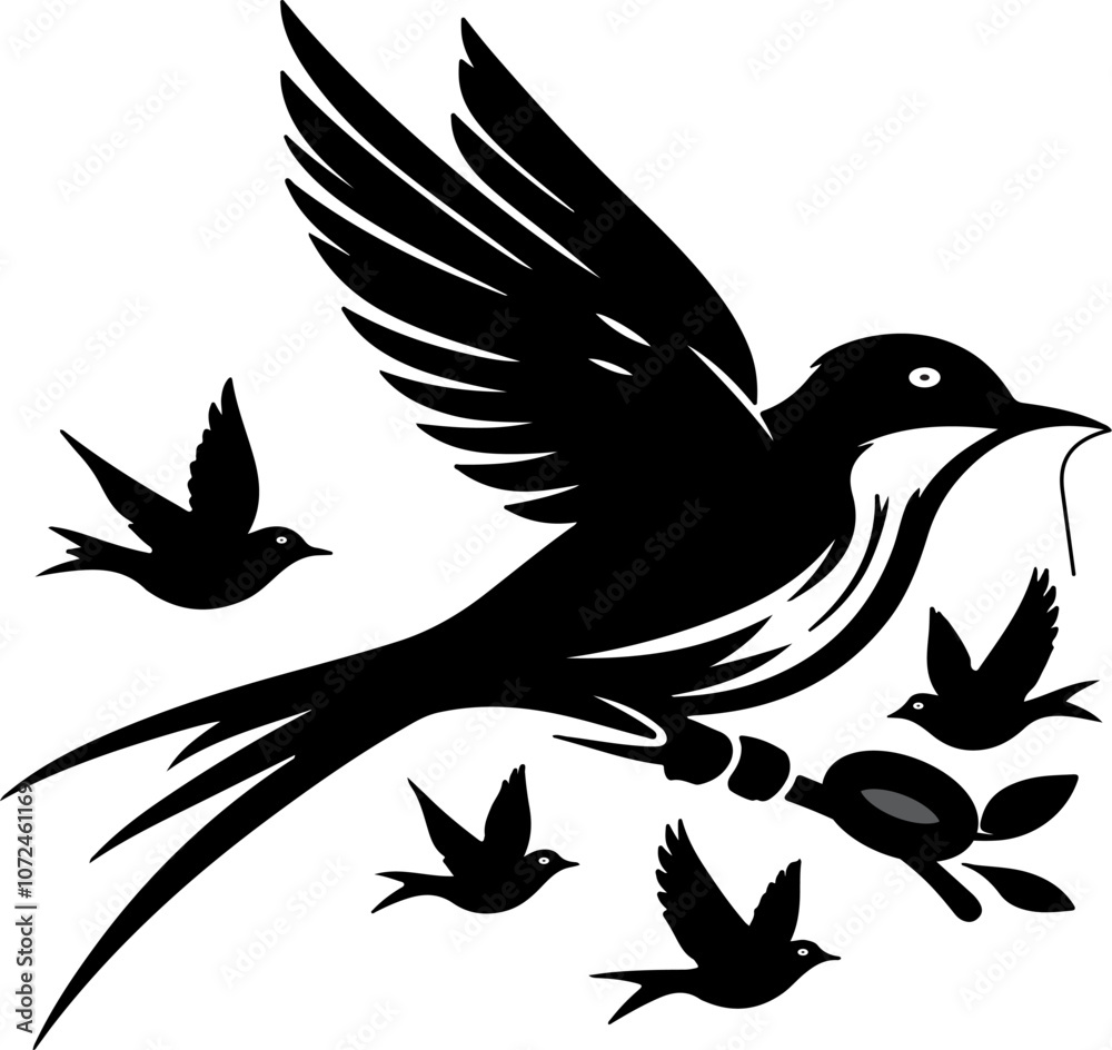 Fototapeta premium create a bird head make design