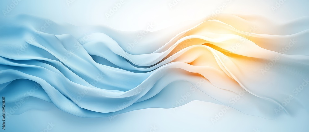 A blue and orange abstract background with wavy lines A blue and orange abstract background with wavy lines