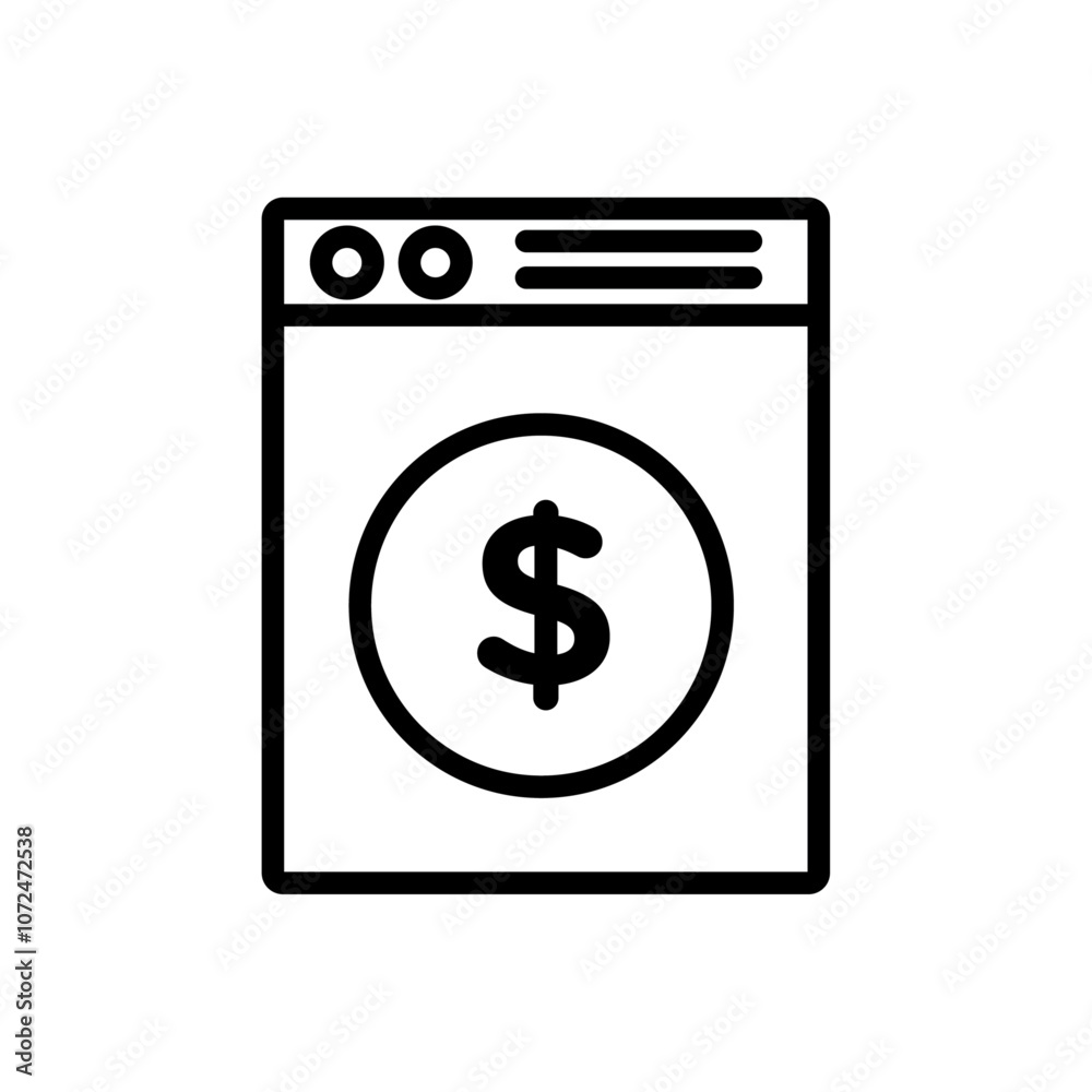 Money laundering icon black and white vector outline sign Money laundering icon black and white vector outline sign