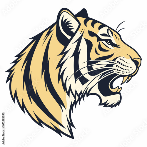 Wallpaper Mural tiger head tattoo Torontodigital.ca