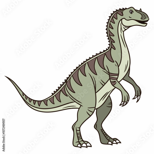 tyrannosaurus dinosaur vector illustration