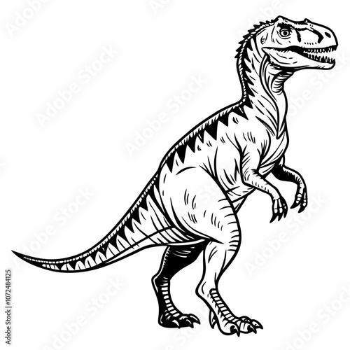 tyrannosaurus dinosaur illustration