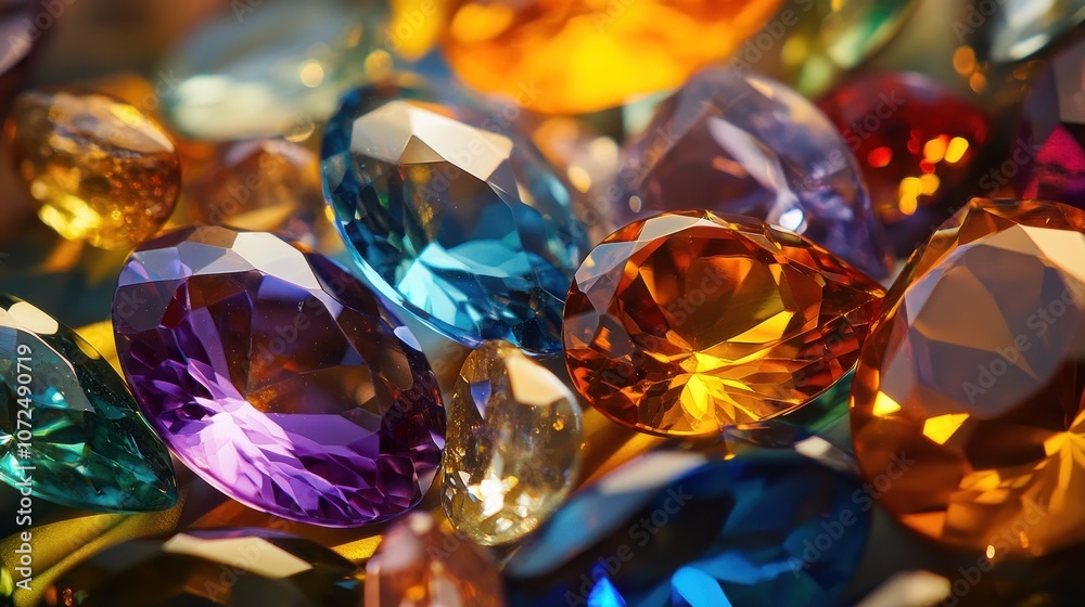 A Collection of Sparkling Gemstones A Collection of Sparkling Gemstones