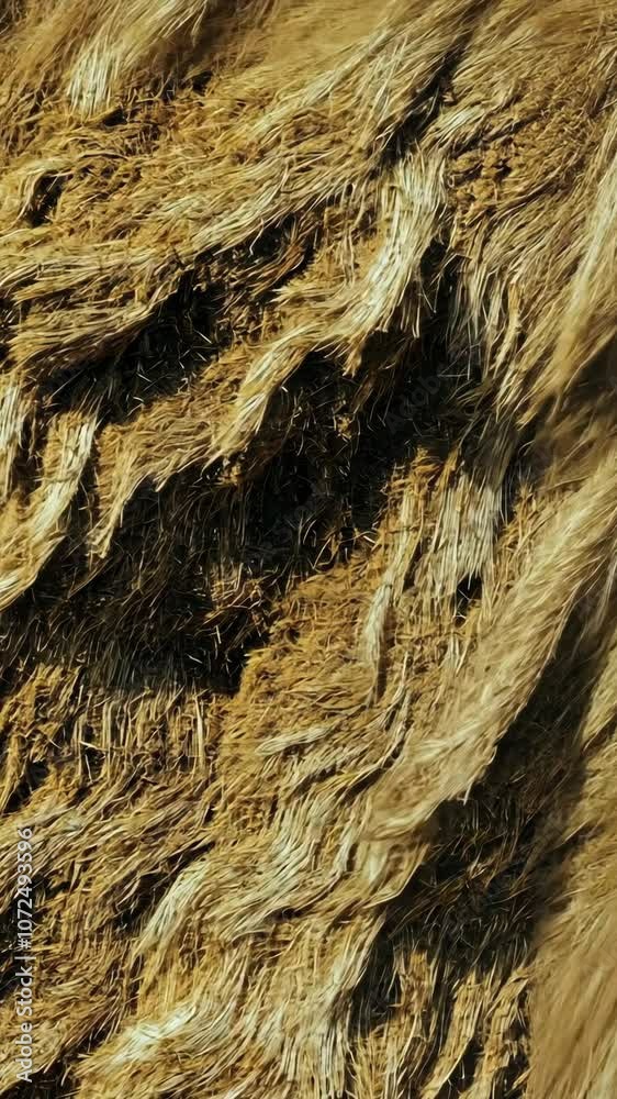 This is a close-up of a palm tree trunk's fibers This is a close-up of a palm tree trunk's fibers