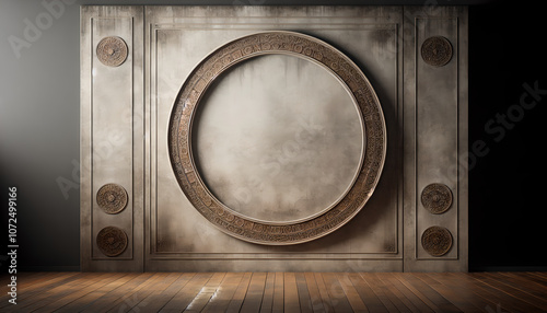 Rustic Concrete Wall with Professional Finish and Sharp Focus