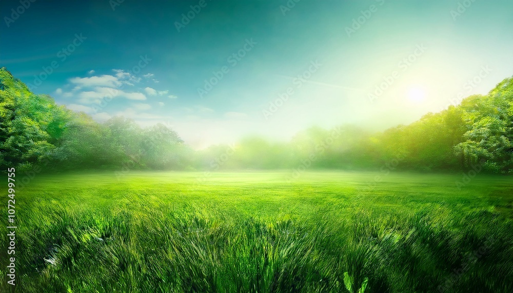 lush green gradient evokes nature tranquility perfect for ecofriendly themes generative ai lush green gradient evokes nature tranquility perfect for ecofriendly themes generative ai