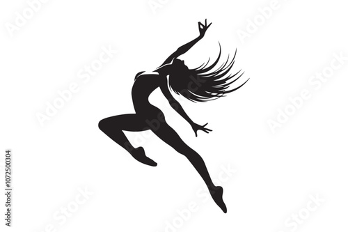 Dancer Silhouette vector illustration, Dancer Silhouette 