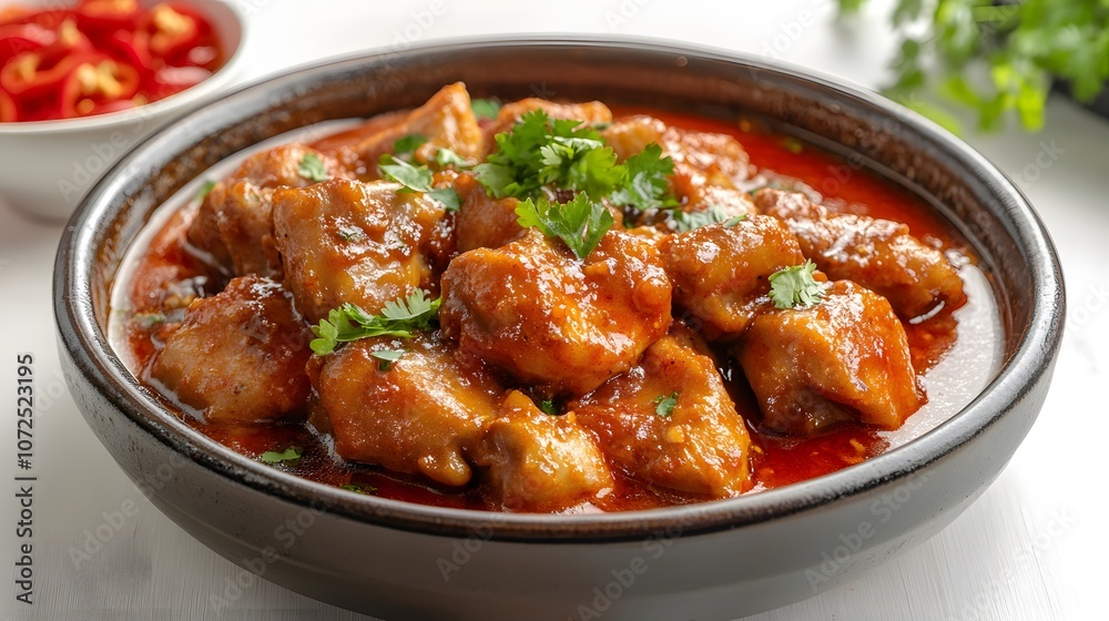 Food, Duck in Tucupi Sauce, Photo Realistic, White Background, Wallpaper, Cover and Screen for Smartphone, PC, Laptop, 9:16 and 16:9 Format Food, Duck in Tucupi Sauce, Photo Realistic, White Background, Wallpaper, Cover and Screen for Smartphone, PC, Laptop, 9:16 and 16:9 Format