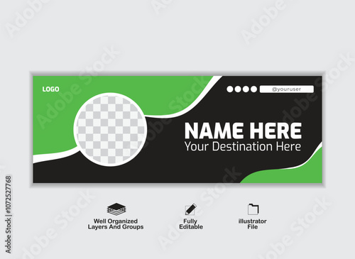 Creative Brand Social Media Cover Design 