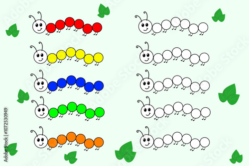 decorate caterpillars for small children