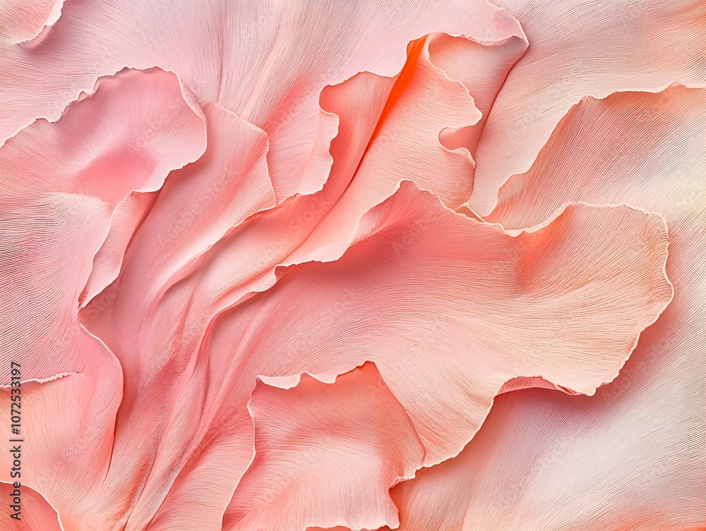 Petal texture in soft pink and peach tones Petal texture in soft pink and peach tones