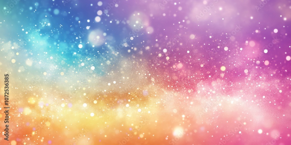 Fototapeta premium Abstract Background with Blurry Lights and Glittery Texture