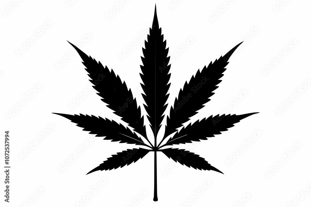 Marijuana leaf silhouette vector, Marijuana cannabis hemp leaf icon
Marijuana leaf silhouette vector, Marijuana cannabis hemp leaf icon