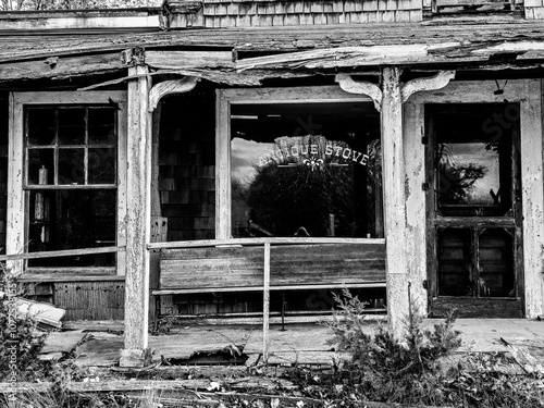 old abandoned building West Barnstable MA photo