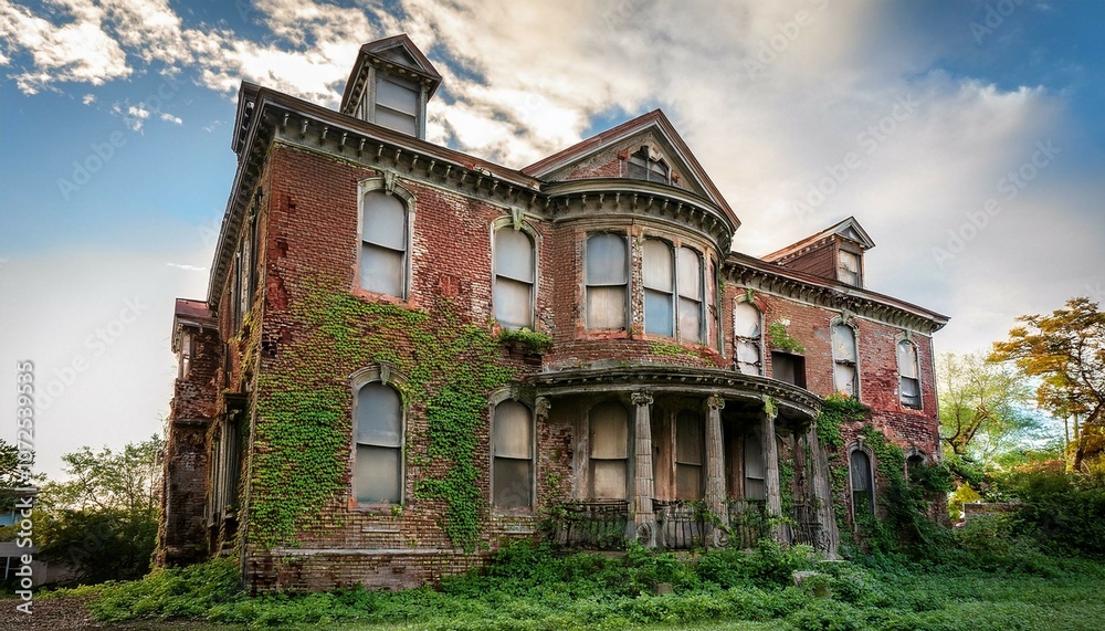 old abandoned building