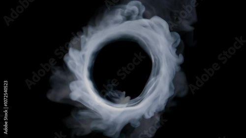 Smoke Ring Circle Loop