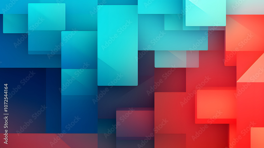 Vibrant 2D Abstract Wallpaper with Smooth Solid Background Vibrant 2D Abstract Wallpaper with Smooth Solid Background