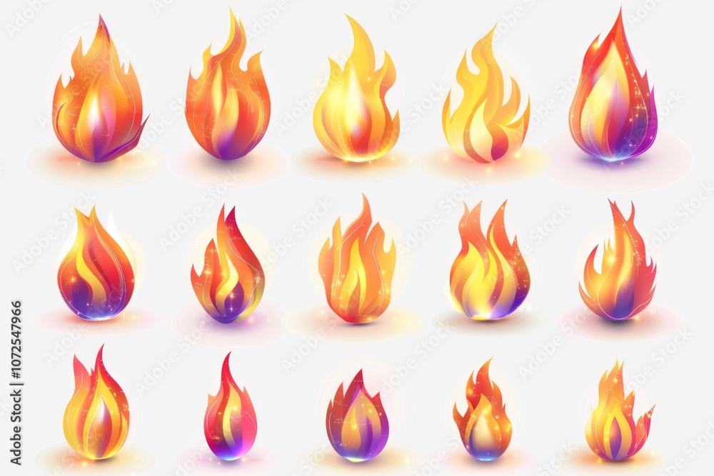 Fire icon, flame bonfire sign, campfire symbol, 3d realistic burn graphic element, fire emblem, grill pictogram Fire icon, flame bonfire sign, campfire symbol, 3d realistic burn graphic element, fire emblem, grill pictogram