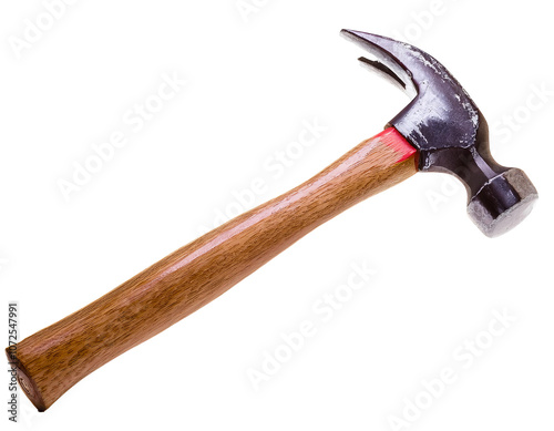  Hammer isolated on white background  photo