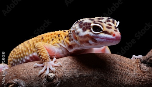 leopard gecko eublepharis macularius photo